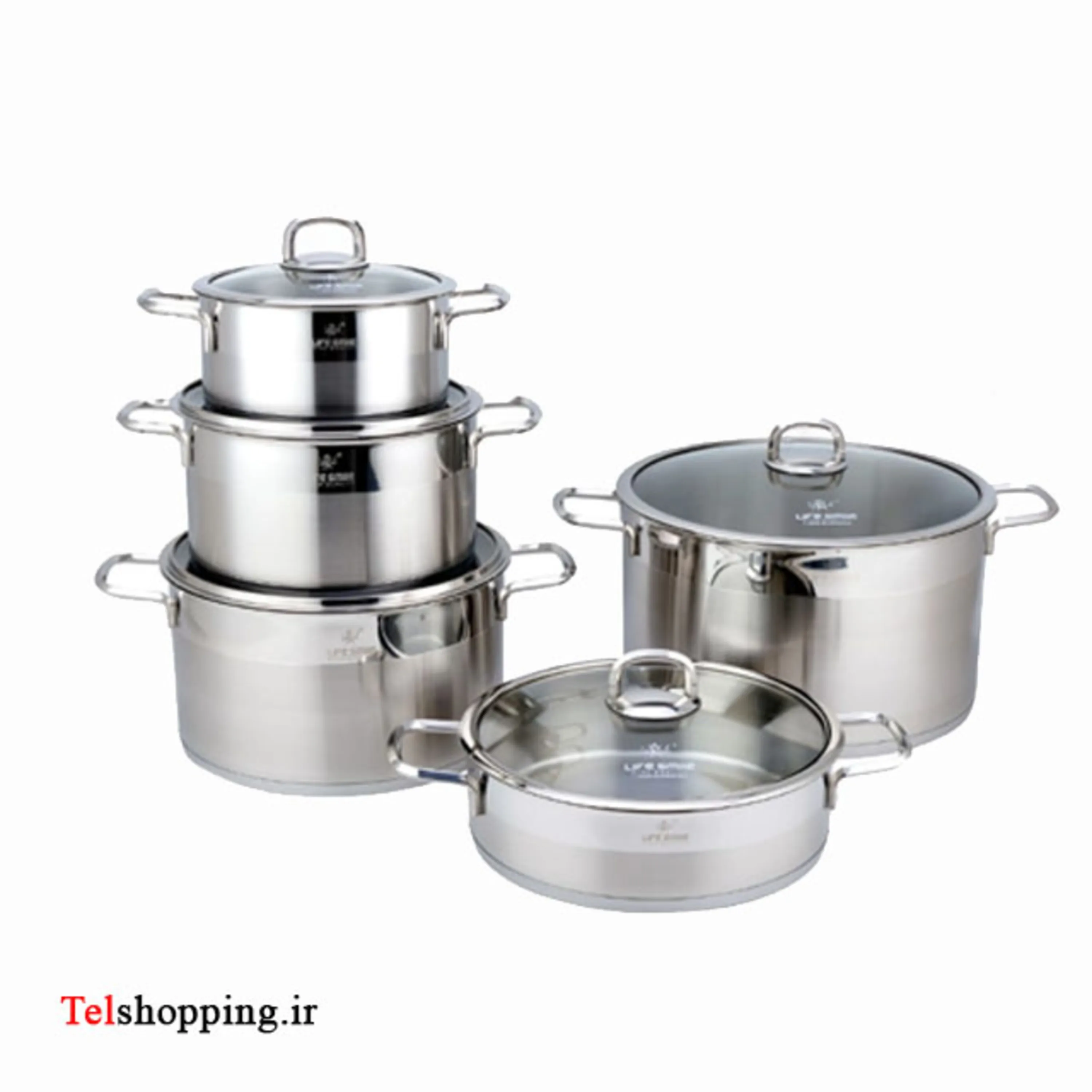 سرویس ظروف پخت وپز 102 تکه لایف اسمایل